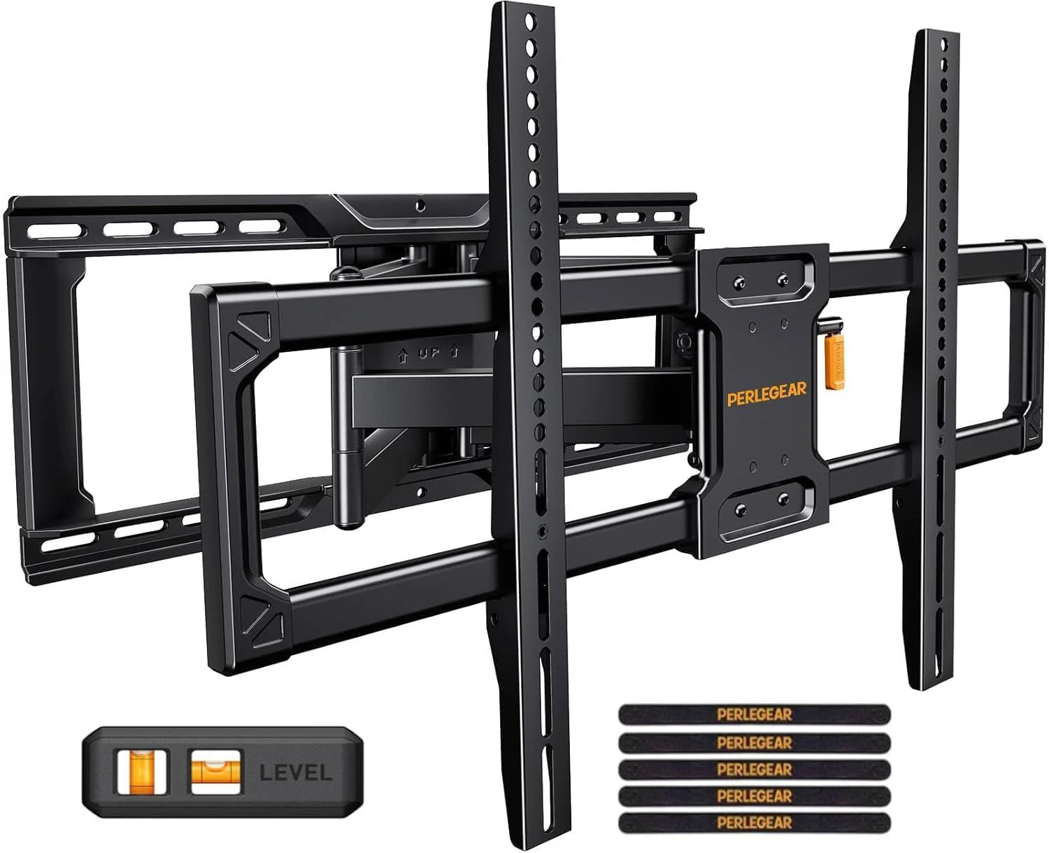 ZenVora UL Listed Full Motion TV Wall Mount for 42-90" TVs, Adjustable Swivel and Tilt Bracket for Flat Screen TVs