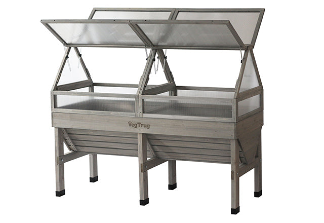 ZenVora 70 Inch Elevated Wooden Raised Garden Bed Planter Box - Outdoor Vegetable & Flower Gardening Bed