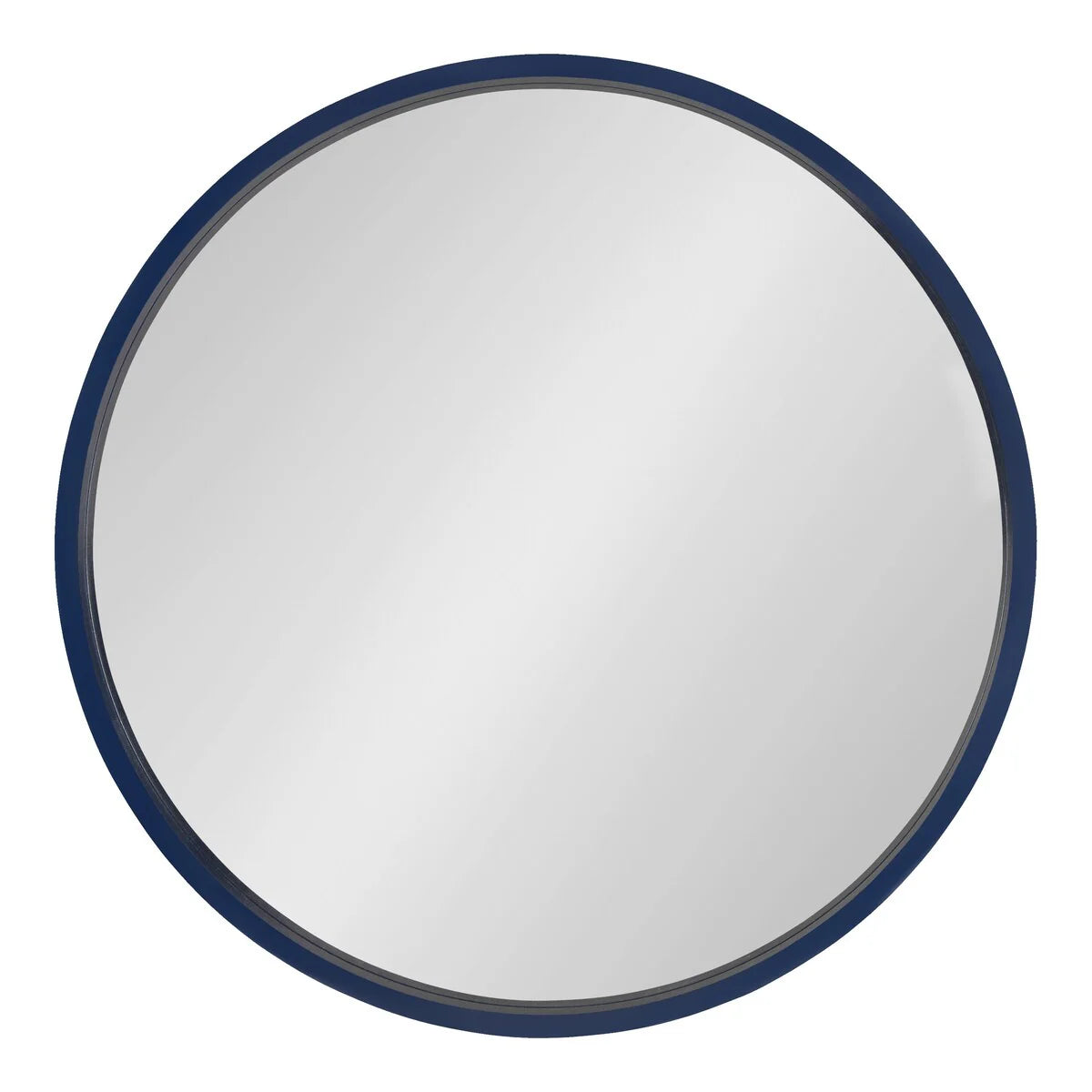 ZenVora Round Wood Accent Wall Mirror, Modern Decorative Wooden Frame Mirror for Living Room, Bedroom and Entryway
