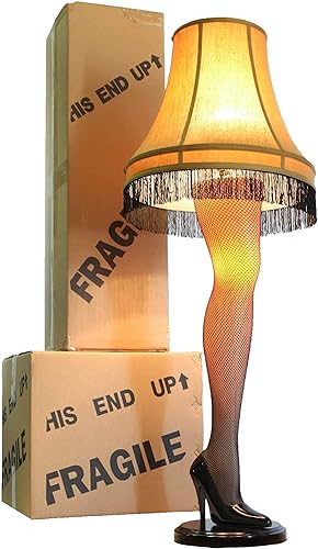 ZenVora 45-Inch Christmas Deluxe Leg Lamp, Multicolor