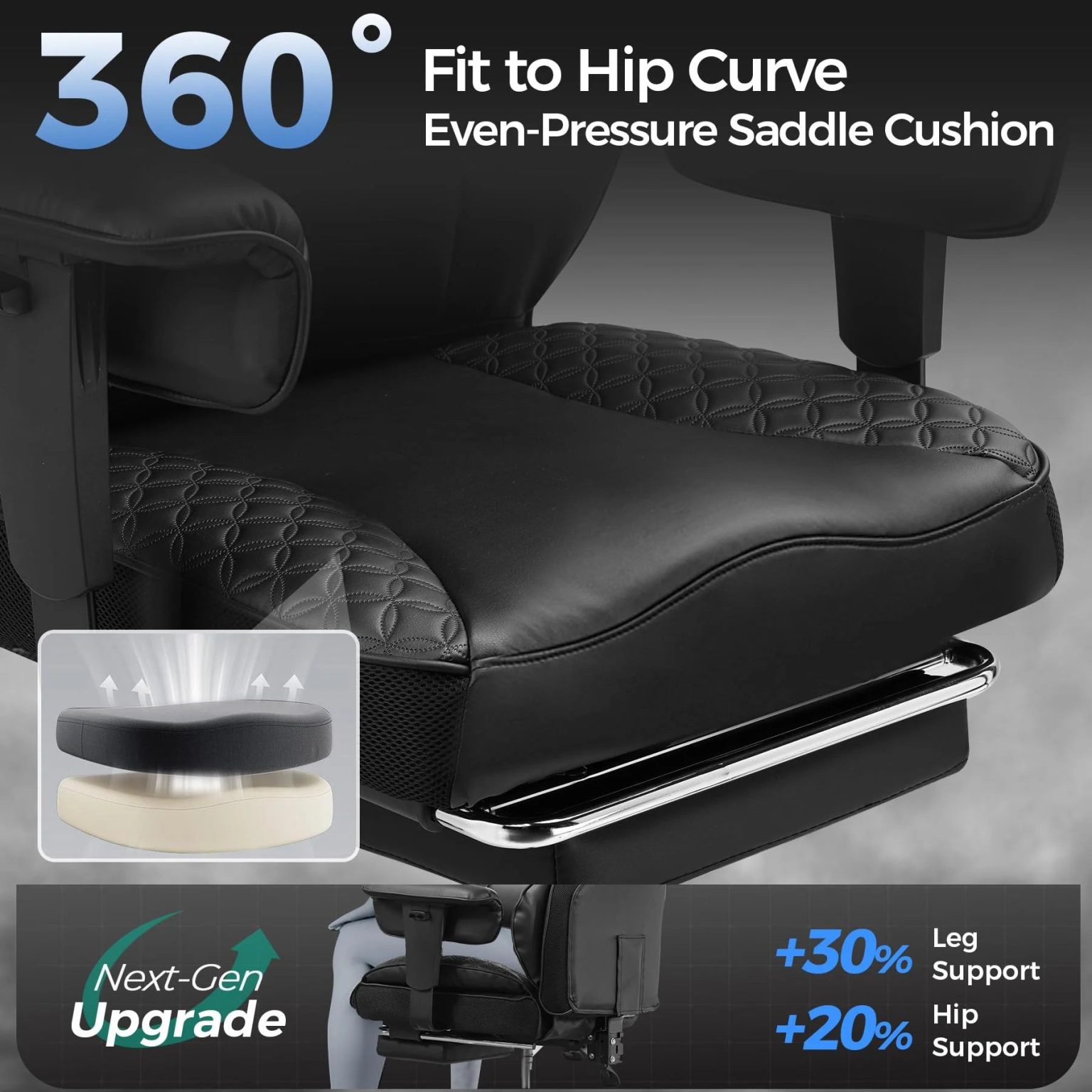 ZenVora 400 LBS Big and Tall Gaming Chair, Ergonomic High Back Computer Desk Chair for Gaming, Work and Home Office