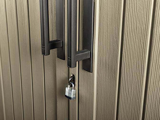 ZenVora Outdoor Storage Shed, 52 Cu.Ft., Weather-Resistant, Lockable Doors