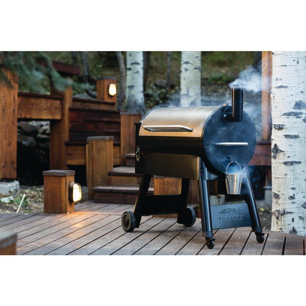 ZenVora 34-Inch Pellet Grill, Bronze