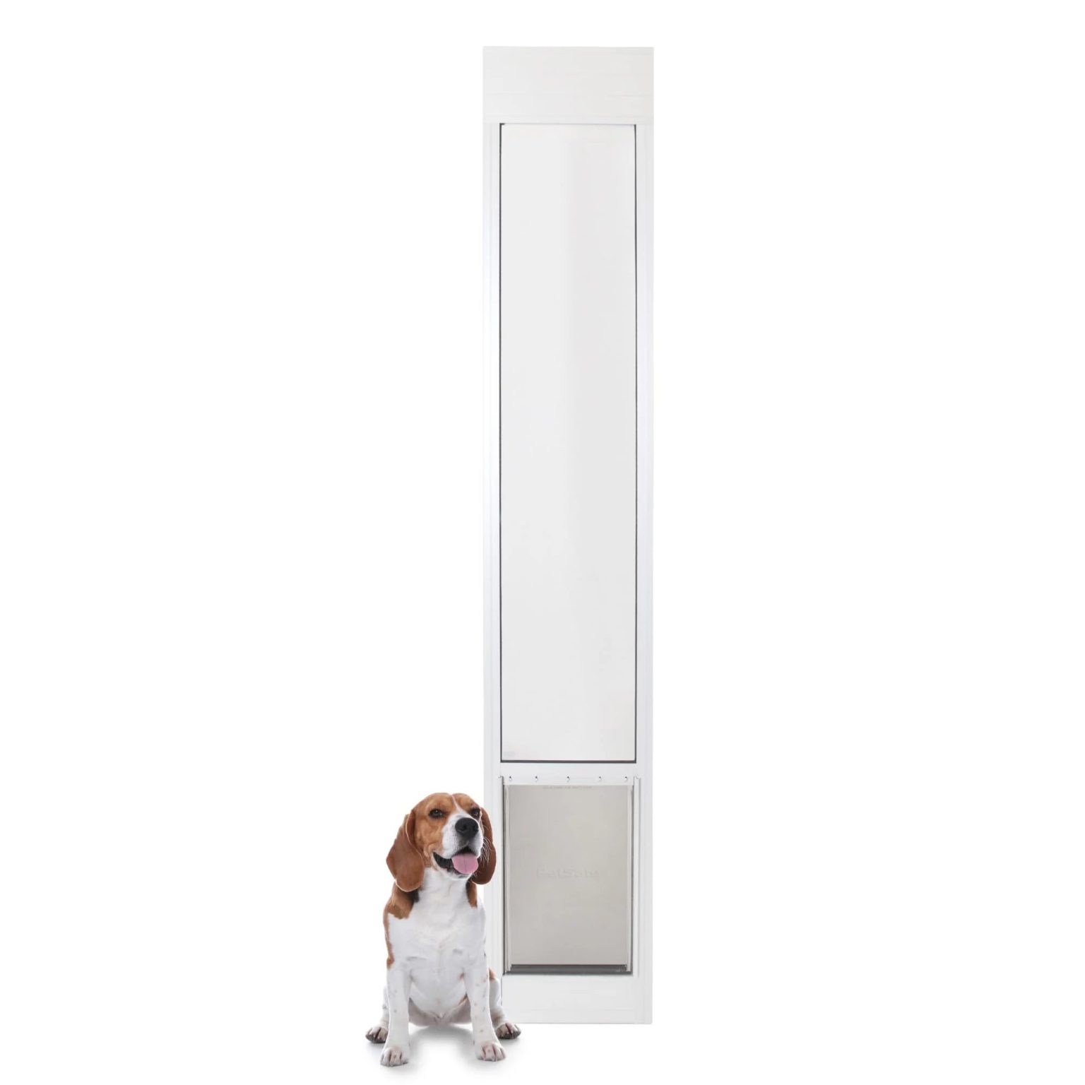 ZenVora Sliding Glass Pet Door, No-Cut DIY Installation for Renters, Apartments and Rental Homes