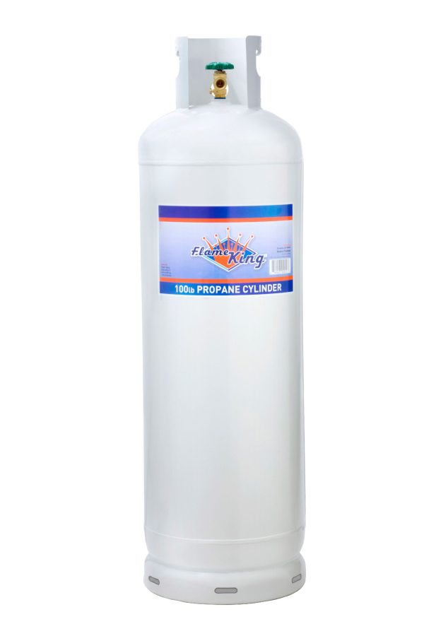 ZenVora 100 lb Steel Propane Cylinder with POL Valve, Empty