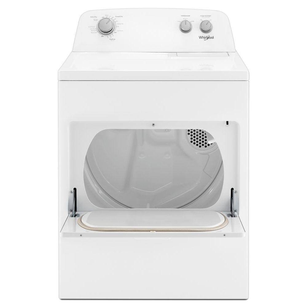ZenVora Top Load Electric Dryer with AutoDry System - Large Capacity Clothes Dryer with Wrinkle Shield & Hamper Door