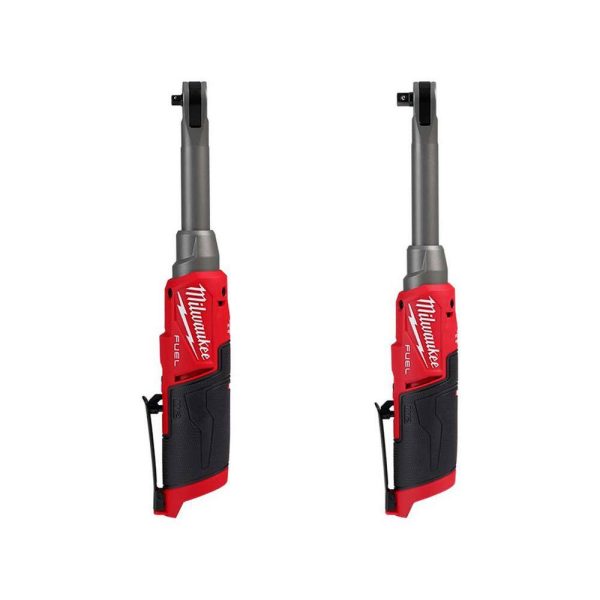 ZenVora 12V Cordless Extended Reach High-Speed Ratchet Set, 1/4-Inch and 3/8-Inch Drive Electric Ratchets, Lithium-Ion Battery Powered