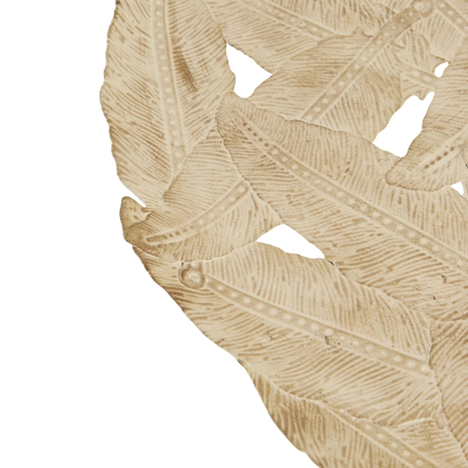 ZenVora Textured Feather 3-Piece Metal Disc Wall Decor Set, Decorative Wall Art for Home
