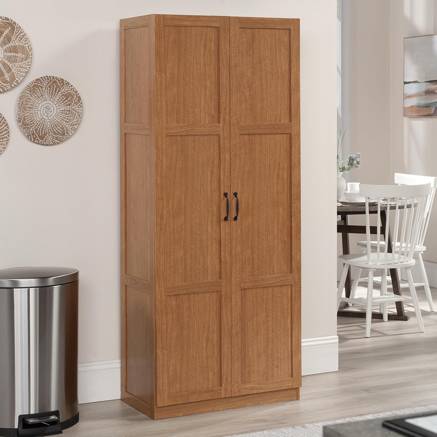ZenVora Select Storage Cabinet/ Pantry cabinets, White finish
