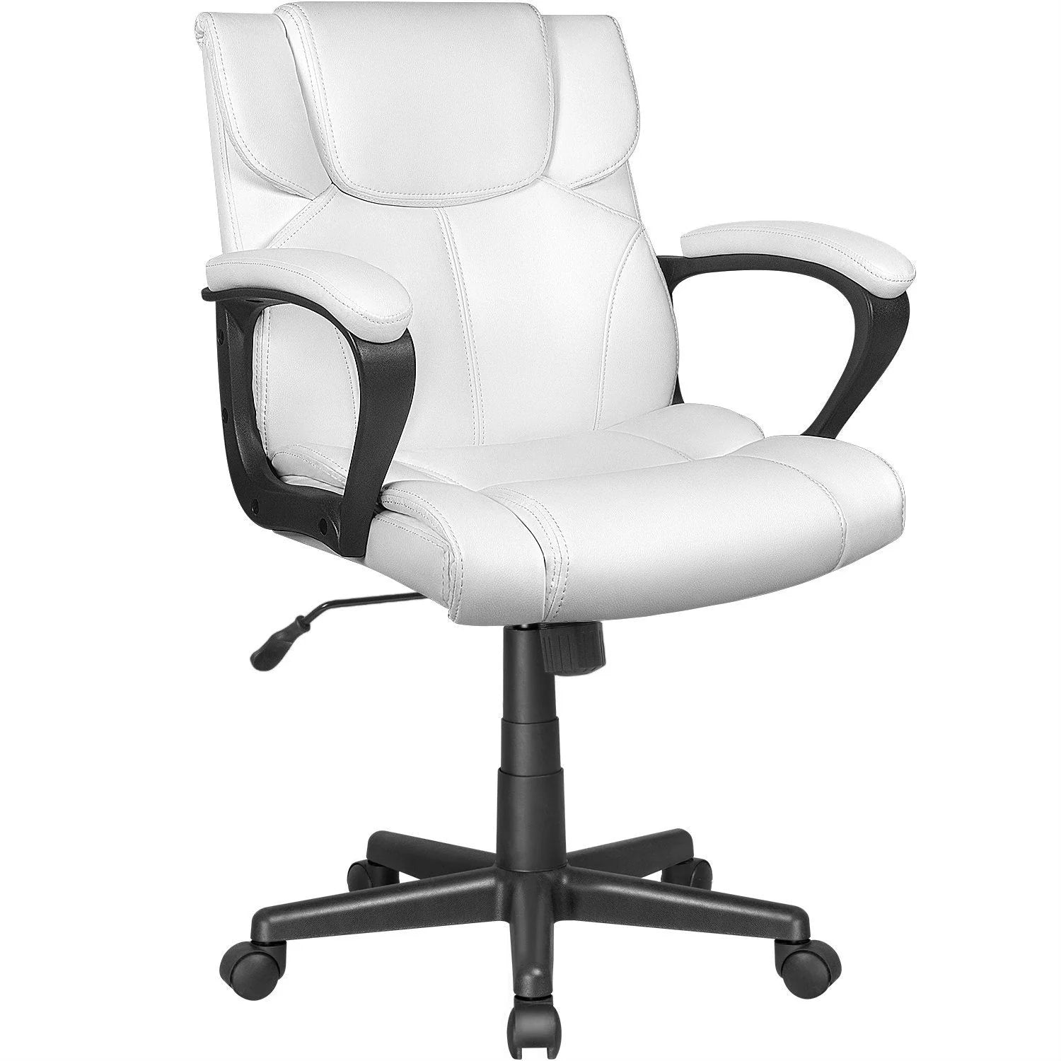ZenVora Mid Back Office Chair, Ergonomic Swivel Computer Task Chair for Home Office, Work and Study