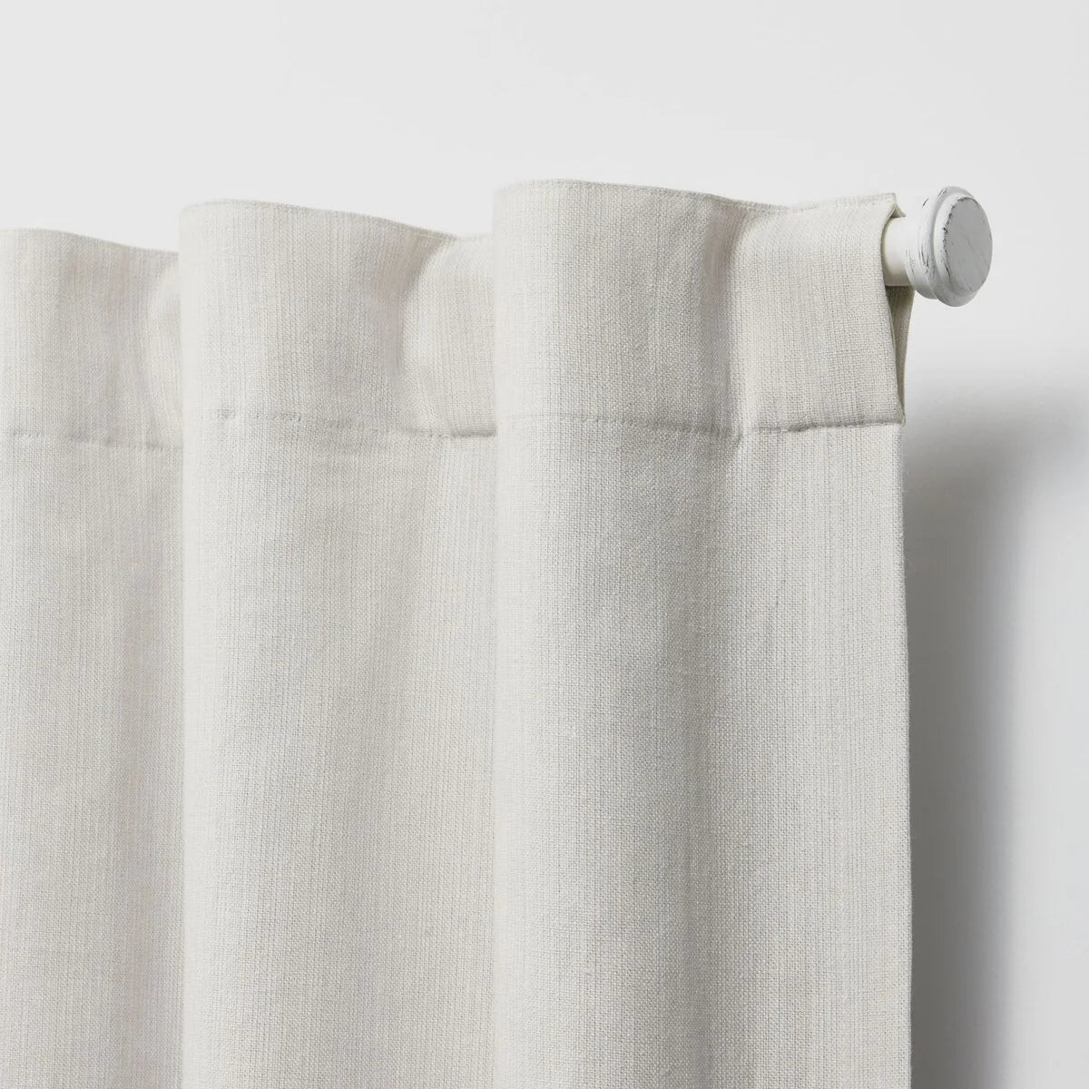 ZenVora Blackout Curtain Single Panel, Back Tab and Rod Pocket Window Curtain