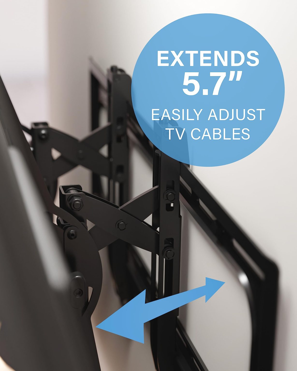 ZenVora Tilting TV Wall Mount for Large TVs Up to 90 Inches, Heavy Duty Adjustable Flat Screen Television Bracket