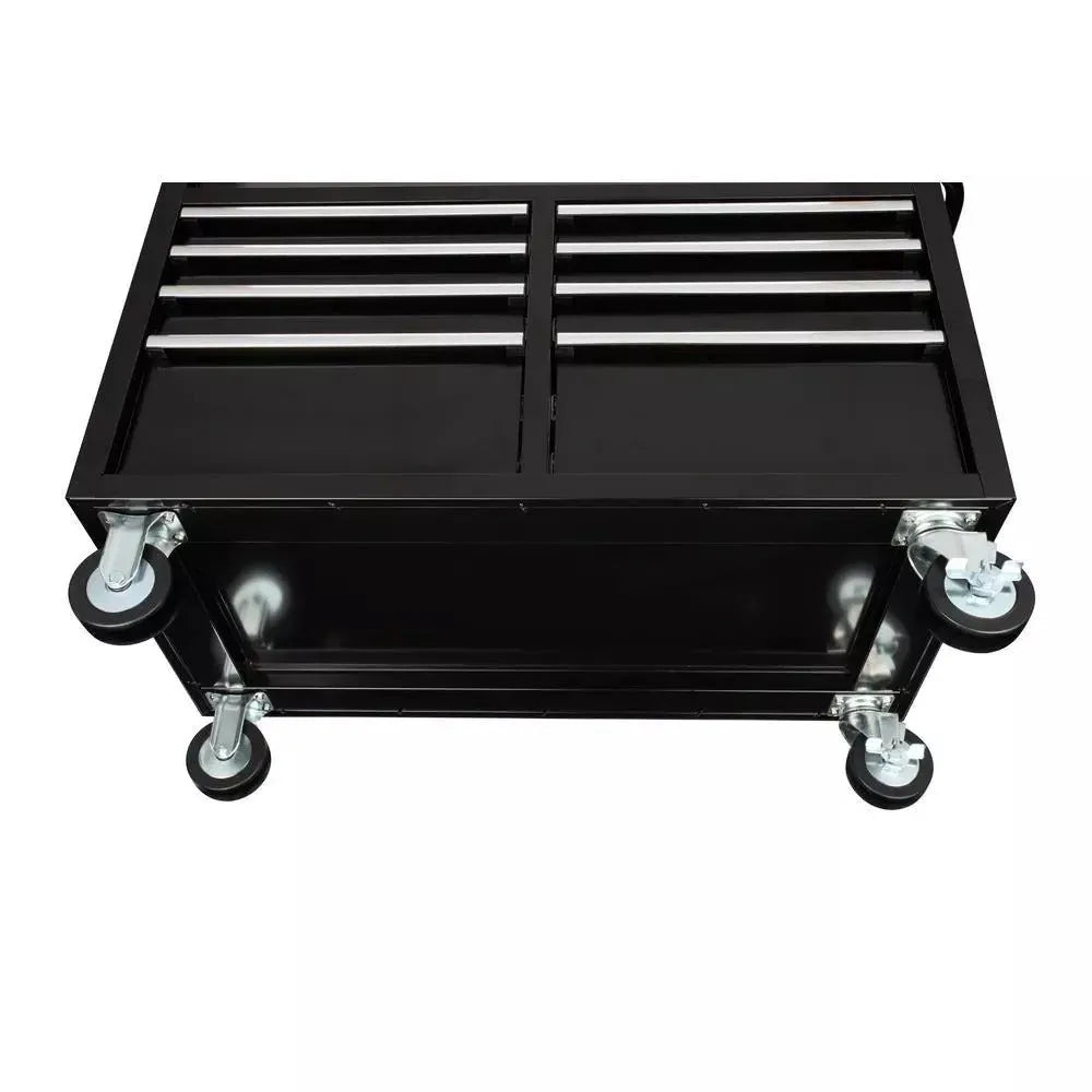 ZenVora 46" x 24" 9-Drawer Tool Chest – Gloss Black Mobile Workbench