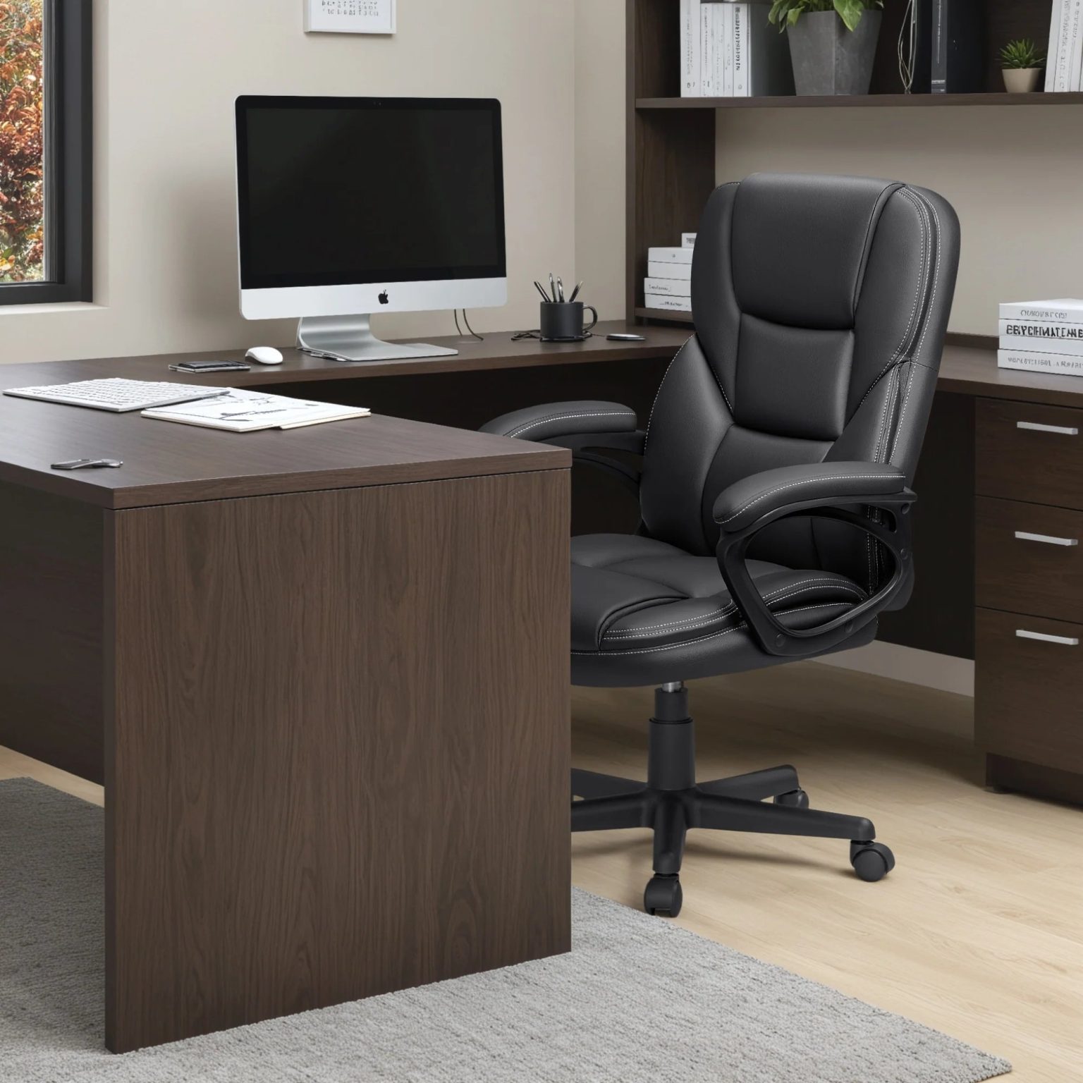 ZenVora High Back Executive Office Chair, Ergonomic Computer Desk Chair for Home and Office