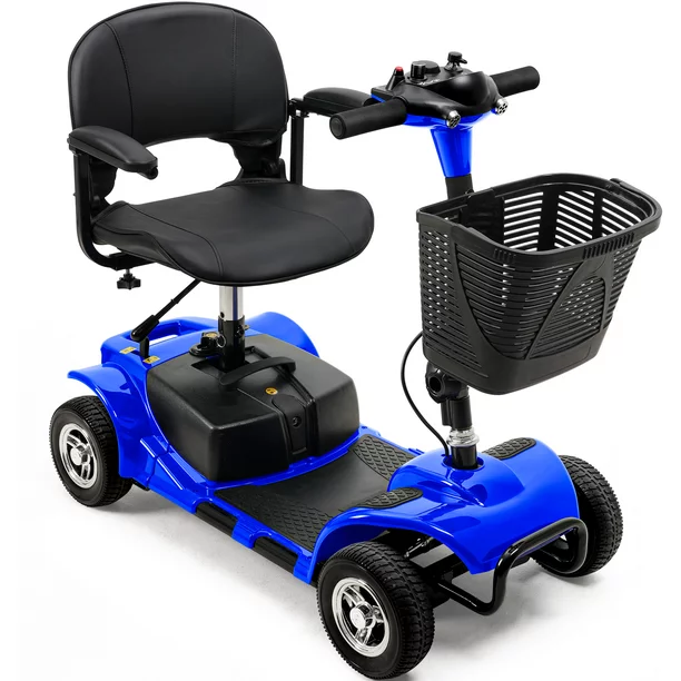 ZenVora 4-Wheel Scooter, Portable & Lightweight, 14-Mile Range, Model A898