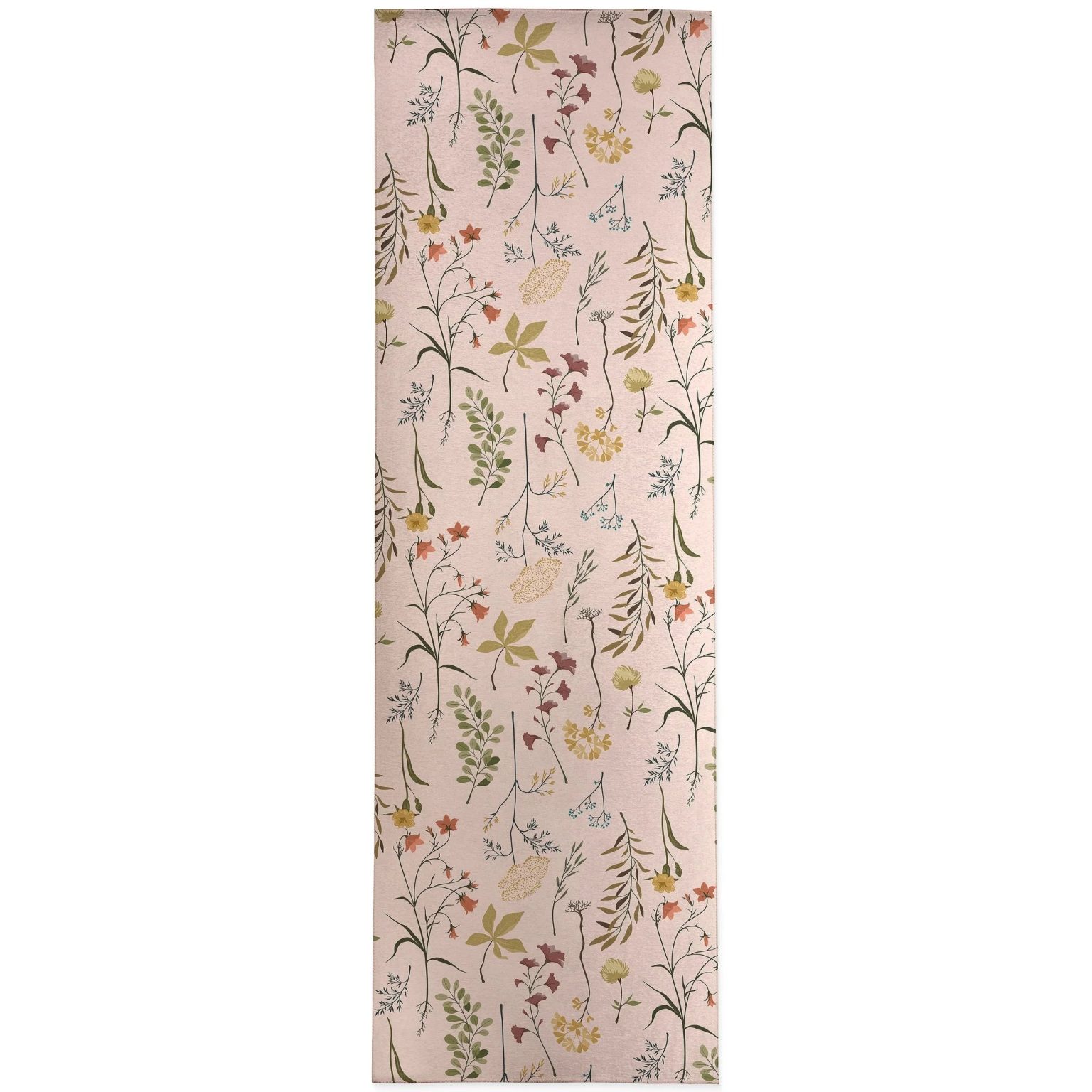ZenVora Fall Botanical Floral Kitchen Mat, Decorative Anti Fatigue Non Slip Floor Rug for Kitchen and Home Decor