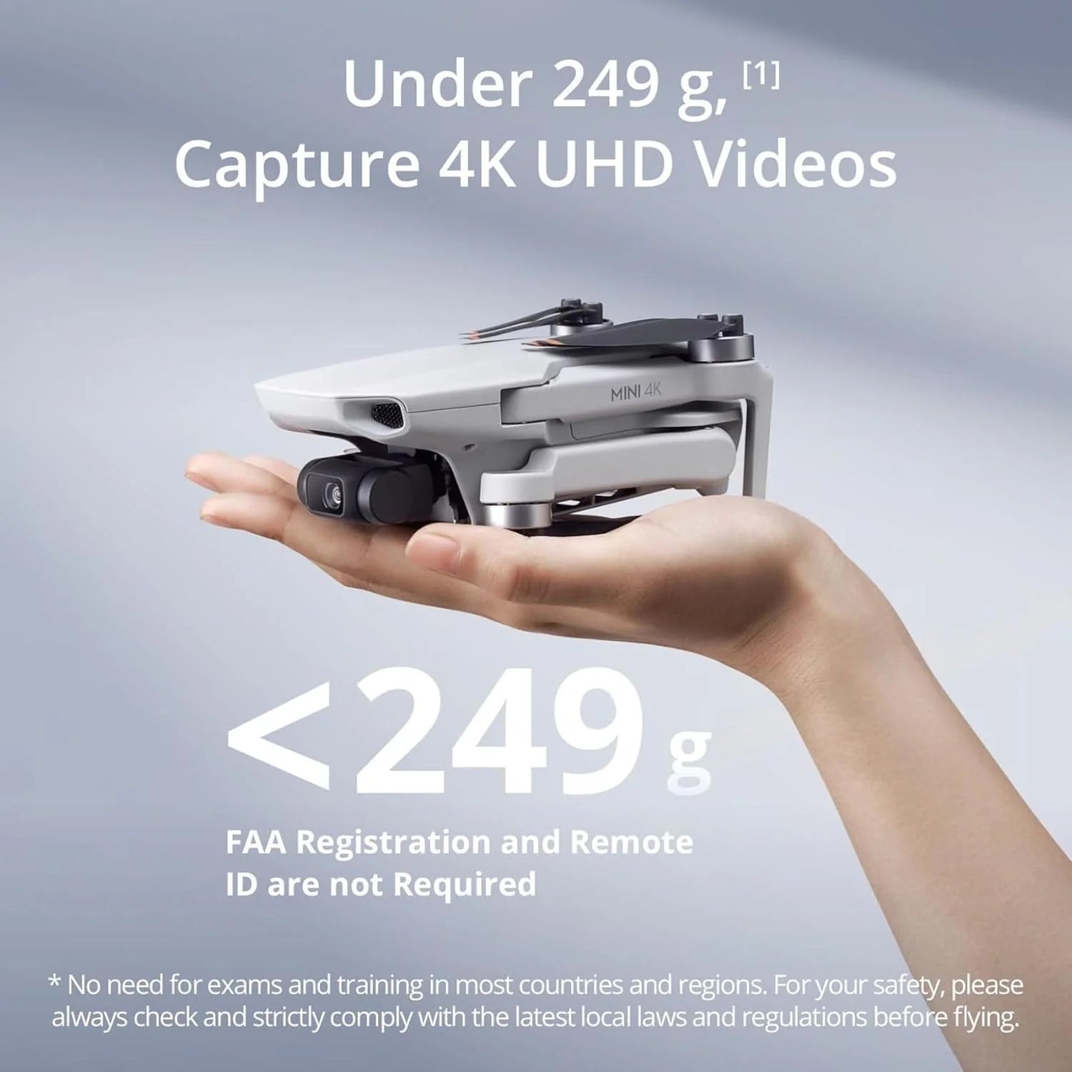 ZenVora 4K UHD Camera Drone Under 249g with 3-Axis Gimbal, 10 km Video Transmission, Auto Return and 31-Min. Flight Time