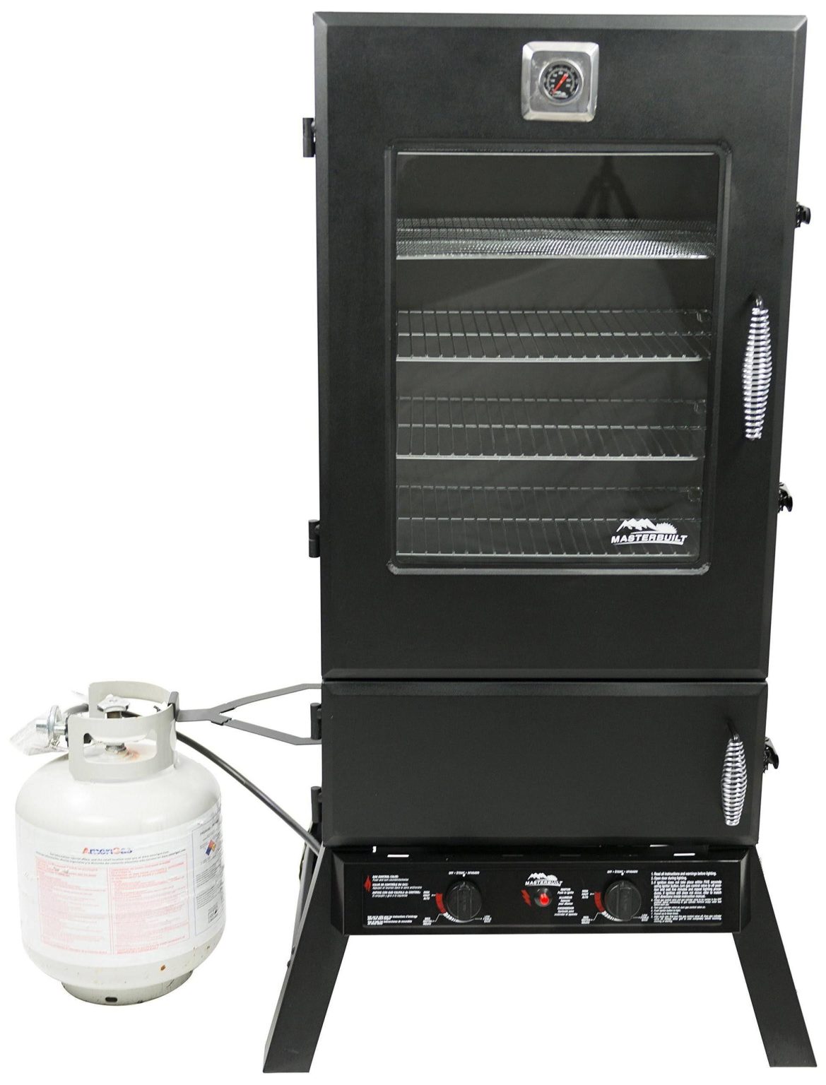 ZenVora 44-Inch Propane Smoker, Vertical Outdoor BBQ Smoker
