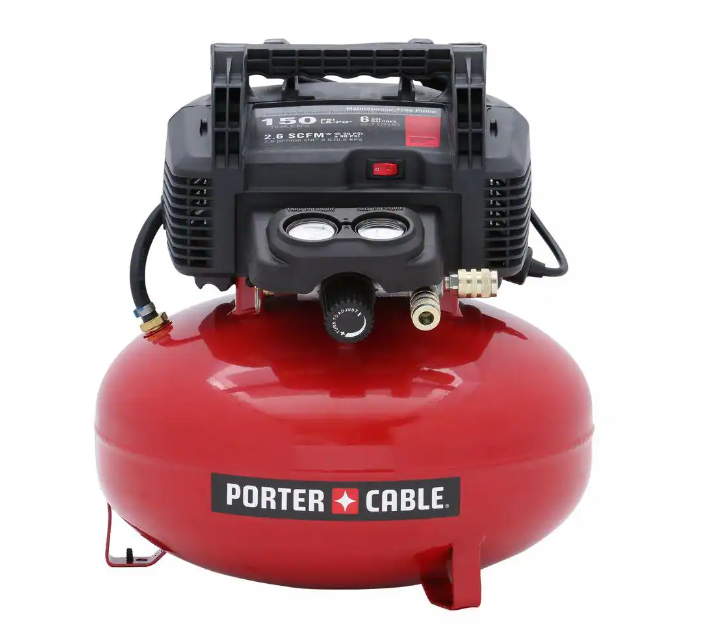 ZenVora 150 PSI, 6 Gallon Oil-Free Pancake Air Compressor