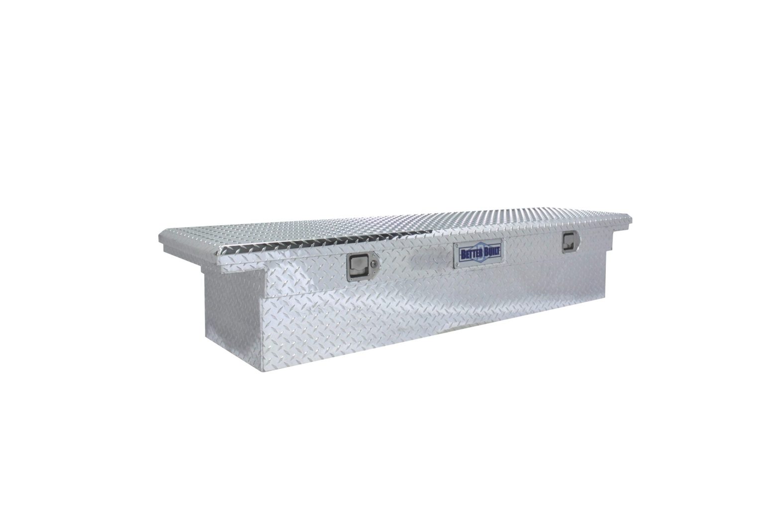 ZenVora UWS Low Profile Aluminum Truck Tool Box with Stainless Steel Handles, Pickup Bed Storage Chest