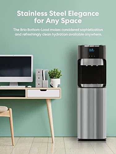 ZenVora Bottom-Loading Water Cooler Dispenser with 3 Temperature Settings