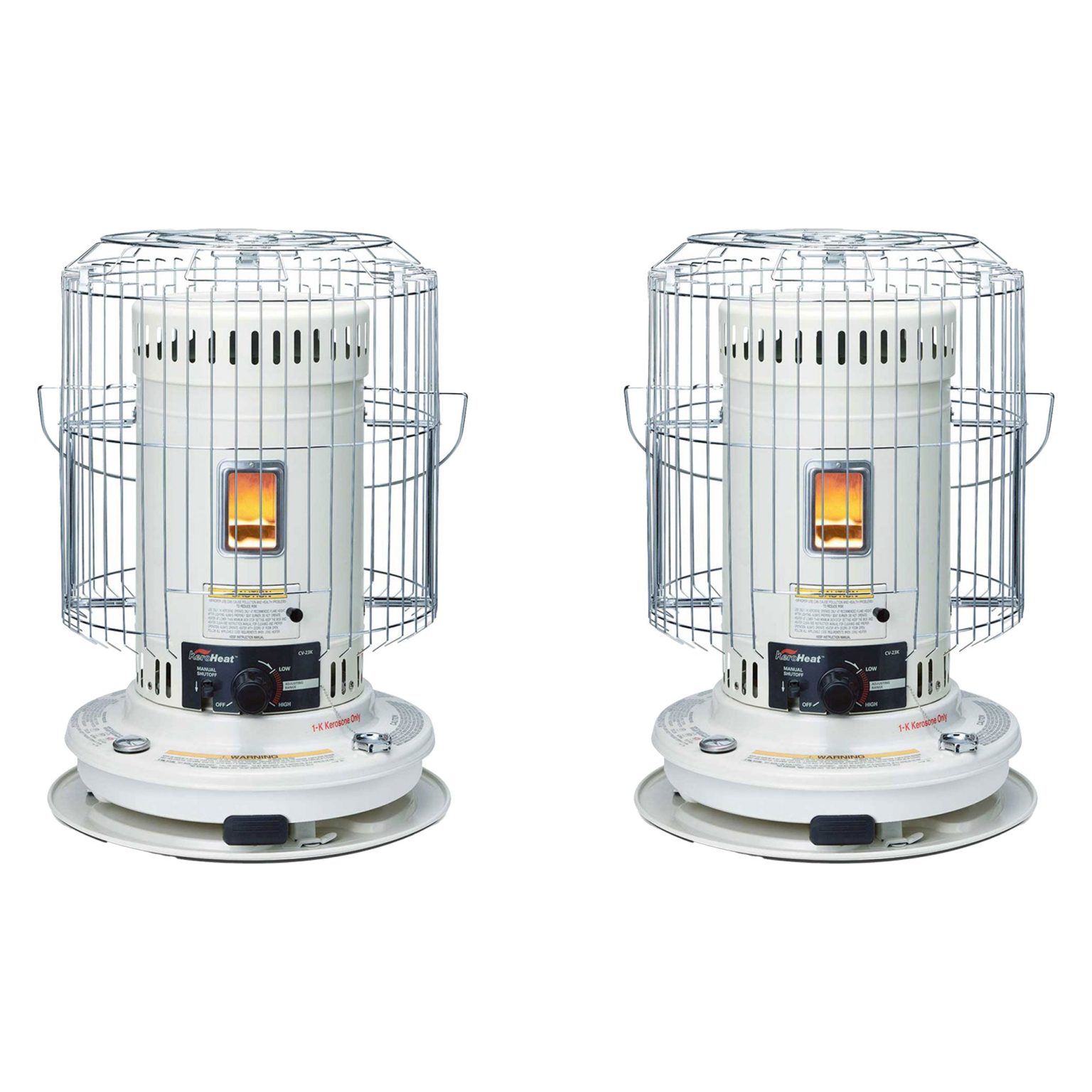 ZenVora 23,500 BTU Indoor Outdoor Convection Kerosene Heater, 2 Pack