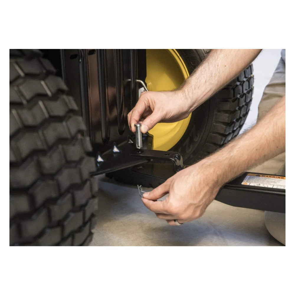 ZenVora Utility Tow Behind Steel Dump Cart, 750 Pound Capacity