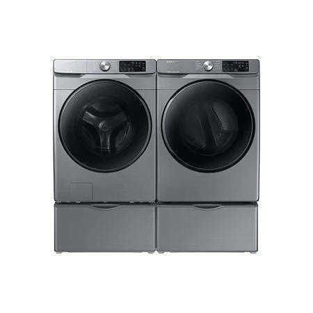 ZenVora 4.5 Cu. Ft. Front-Load Washer and 7.5 Cu. Ft. Electric Dryer, Platinum