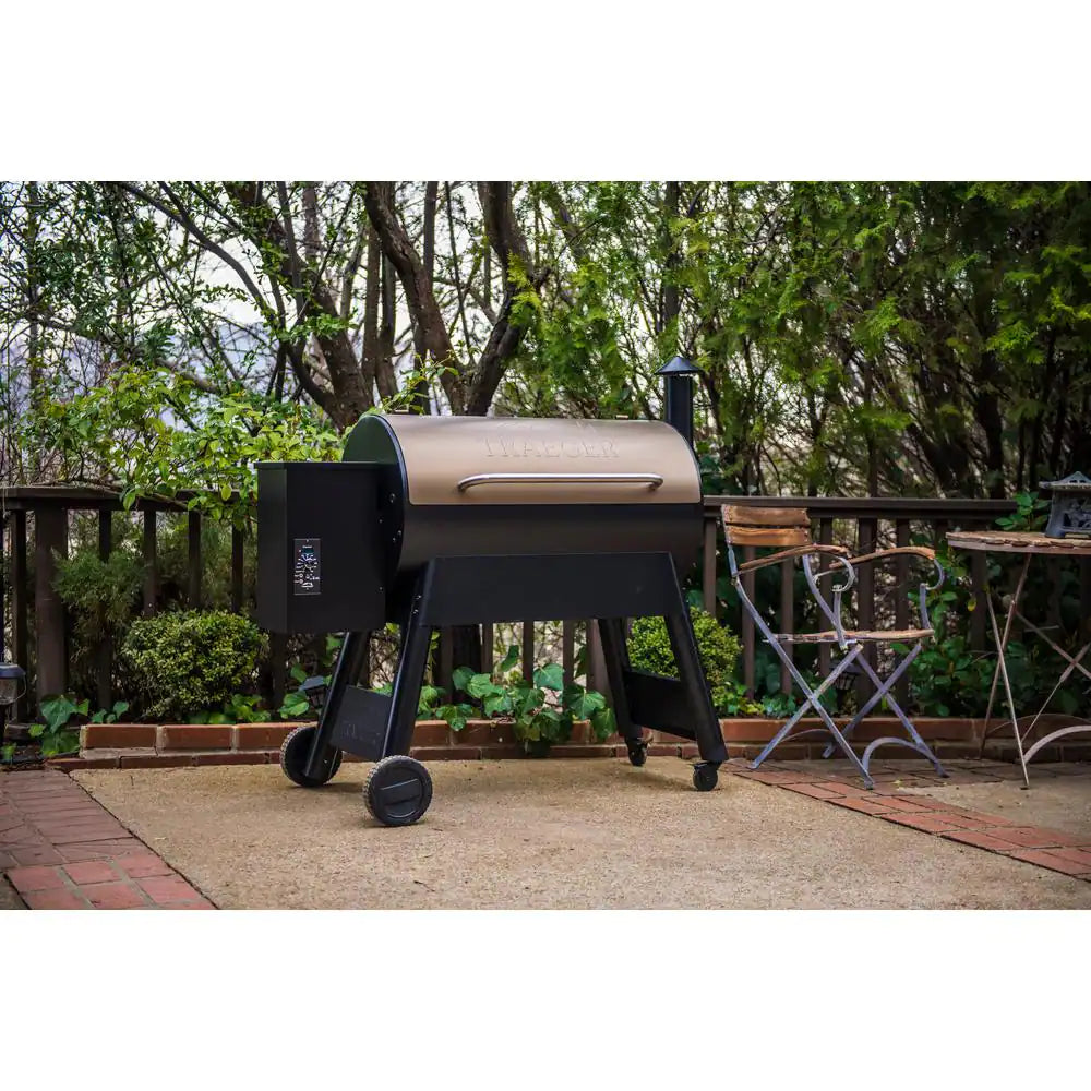 ZenVora 34-Inch Pellet Grill, Bronze