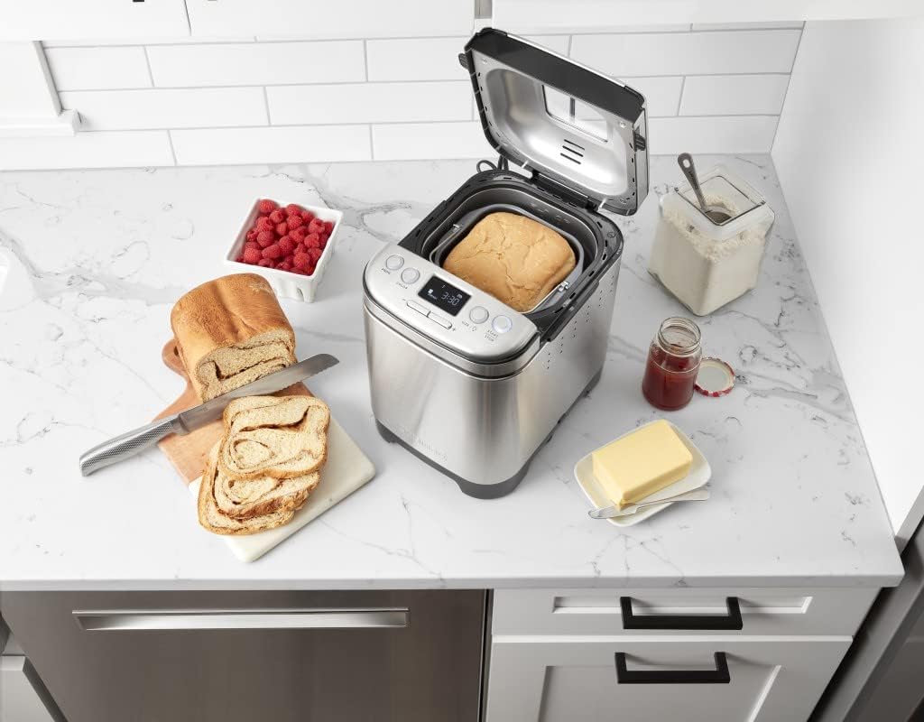 ZenVora Compact Automatic Bread Maker, Up to 2-Lb. Loaves