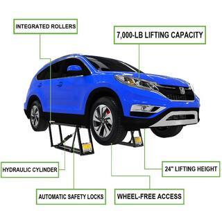 ZenVora 7,000-Lb. Portable Car Lift for Trucks and SUVs