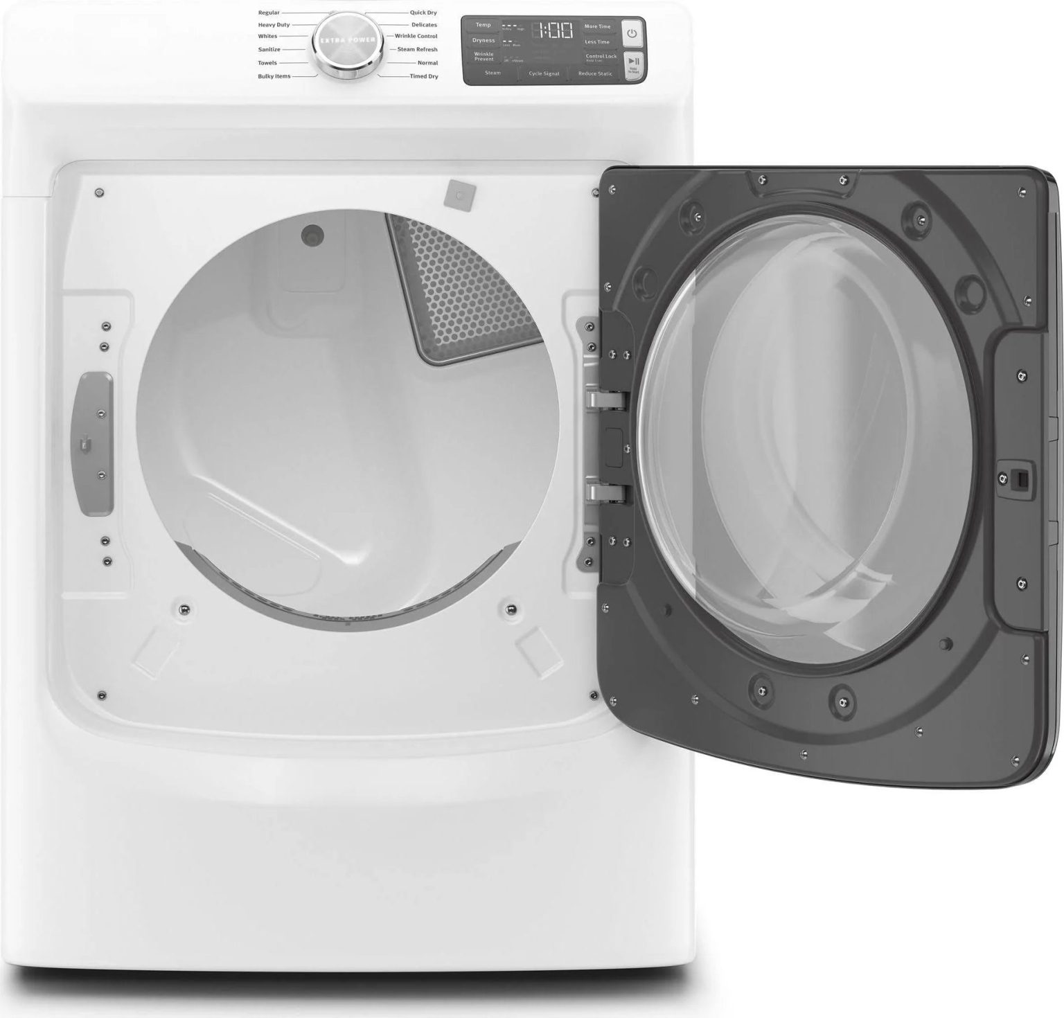 ZenVora Front-Loading Electric Dryer - White