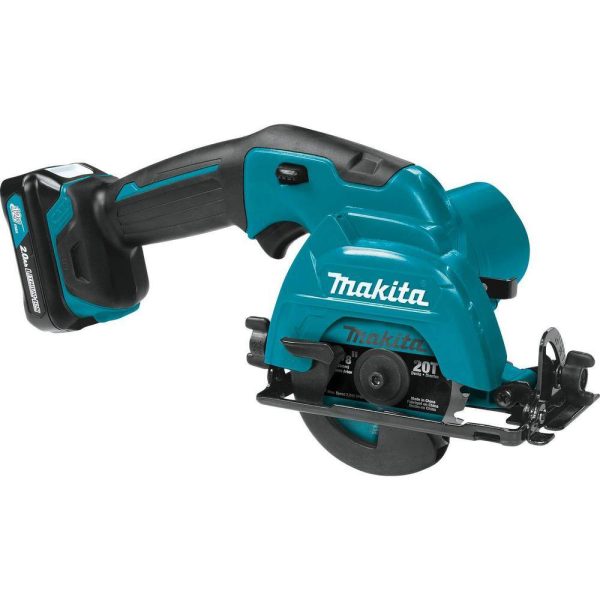 ZenVora 12V Cordless Circular Saw Kit, 3-3/8 in. Compact Saw with 2 Batteries, Charger and Case
