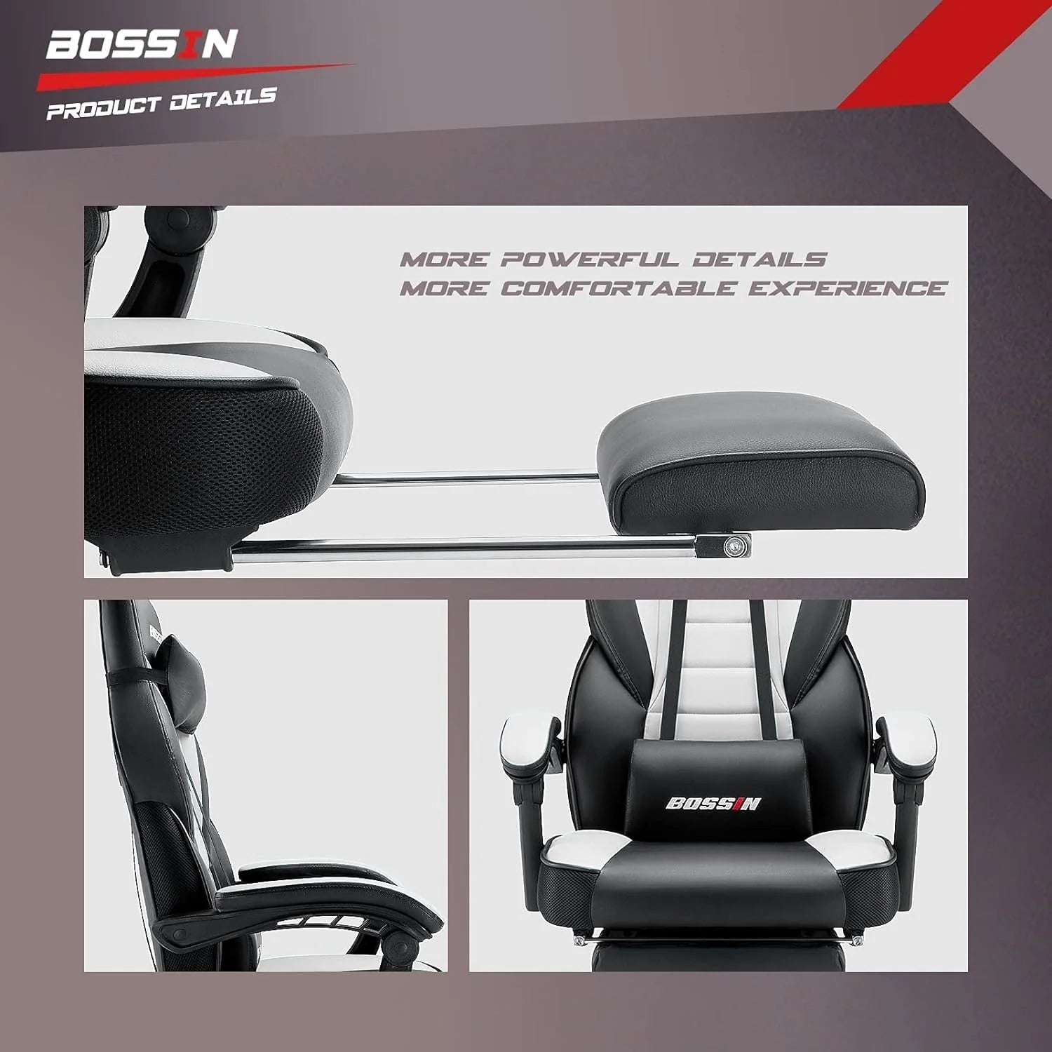 ZenVora Racing Style Gaming Chair, 300 lbs Big and Tall High Back Computer Chair