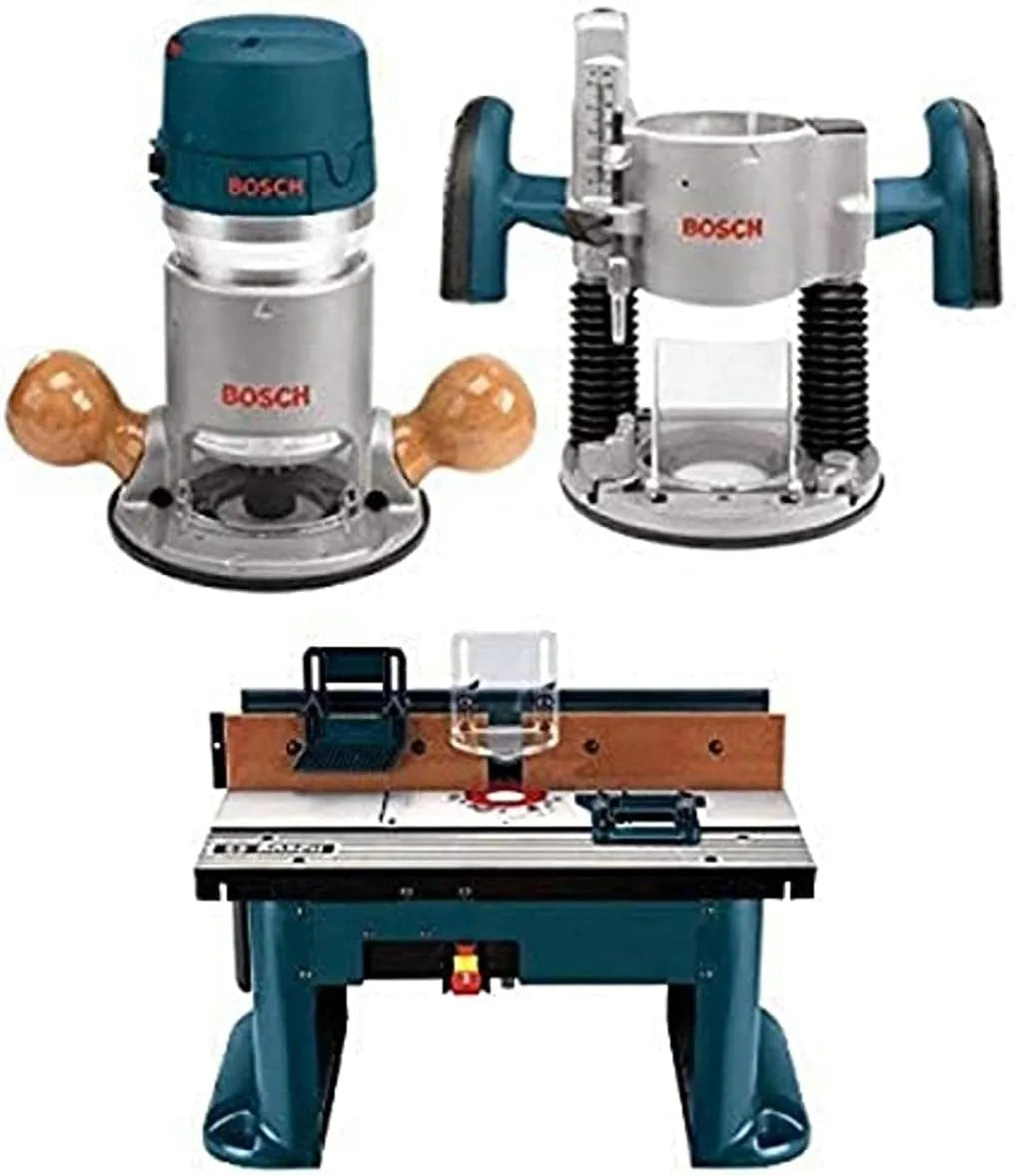 ZenVora 12-Amp 2.25 HP Wood Router Combo Kit with Plunge Router, Fixed Base and Variable Speed