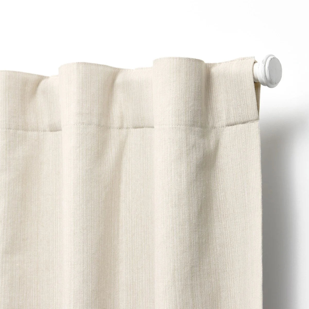 ZenVora Blackout Curtain Single Panel, Back Tab and Rod Pocket Window Curtain
