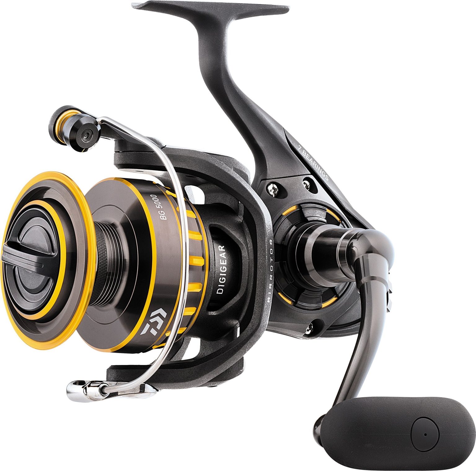 ZenVora Spinning Fishing Reel with Black Anodized Aluminum Body, Air Rotor and Waterproof Drag