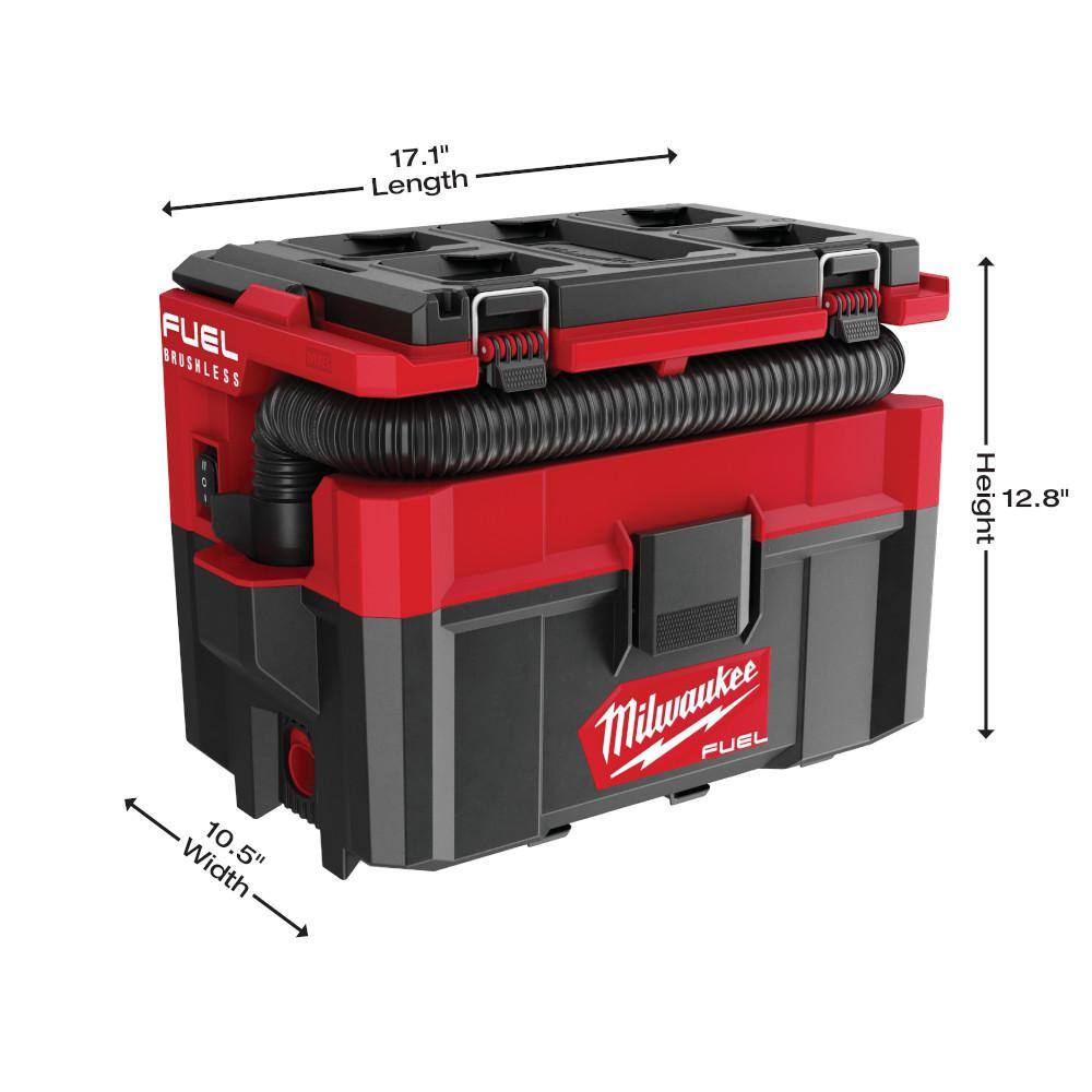 ZenVora 18V Cordless 2.5-Gallon Wet/Dry Vacuum with 2 x 6.0Ah Lithium-Ion Batteries