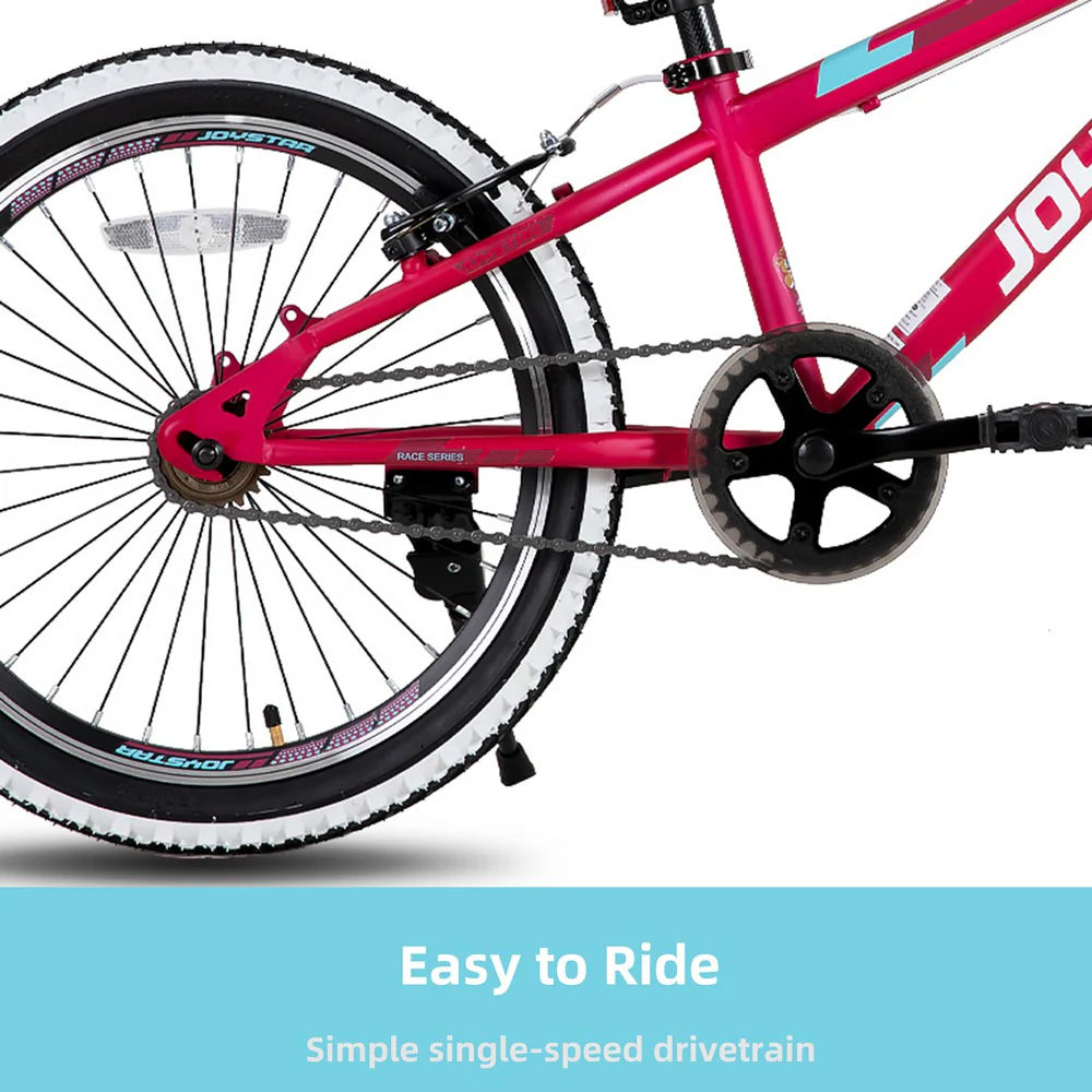 ZenVora 20-Inch/24-Inch Kids Mountain Bike, Single-Speed Bicycle