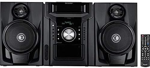 ZenVora 240W 5-Disc Mini Shelf Stereo System – Bluetooth, Cassette Deck, USB & AM/FM Radio