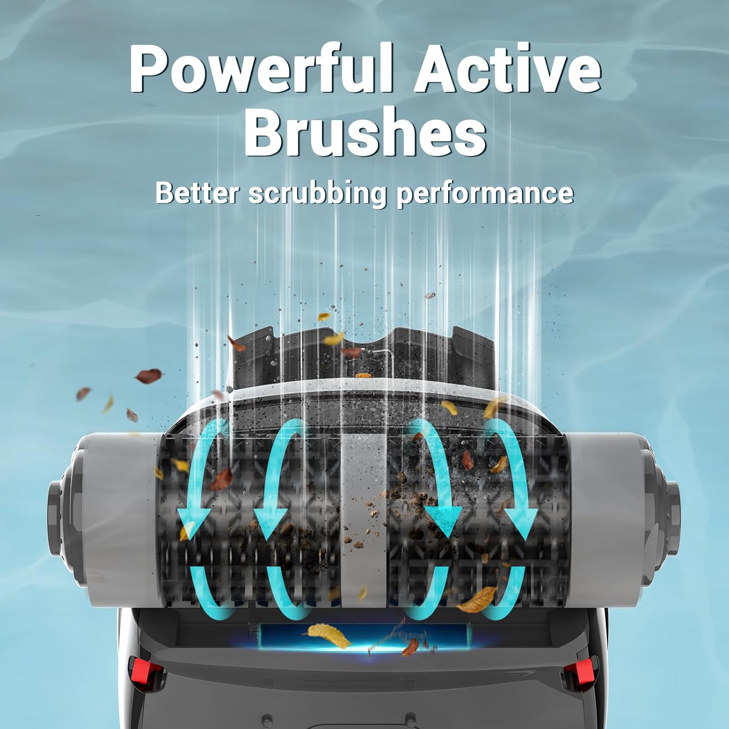 ZenVora Cordless Robotic Pool Cleaner, Automatic Wall Climbing Pool Vacuum for Swimming Pool Cleaning