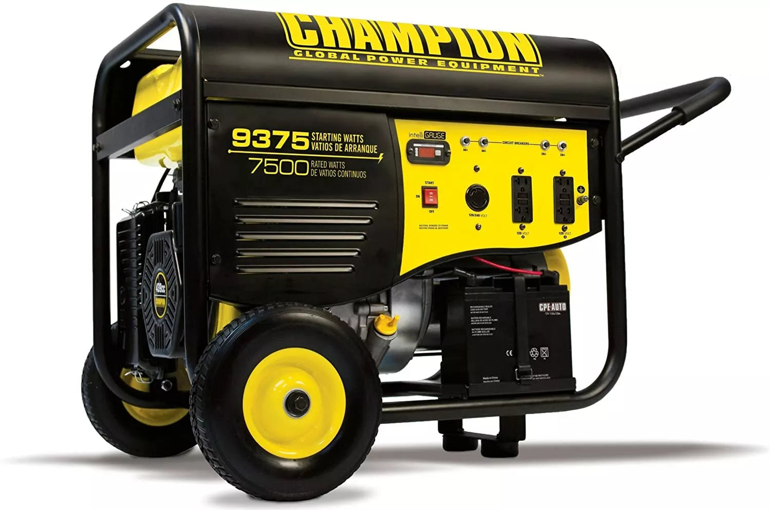 ZenVora 9,375-Watt Portable Gas-Powered Generator with Remote Start, RV-Ready