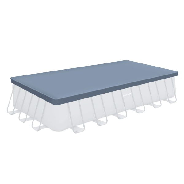 ZenVora 24" Durable Rectangular Pool Cover – Gray, for Oasis & Activity Pools