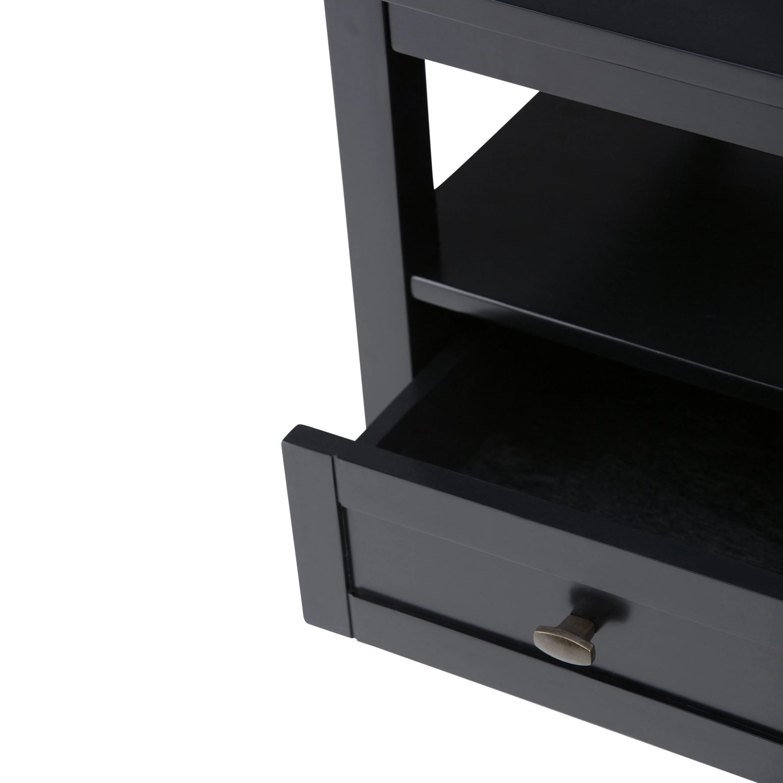 ZenVora 20 Inch Wide Solid Wood Rectangle End Table, Transitional Side Table