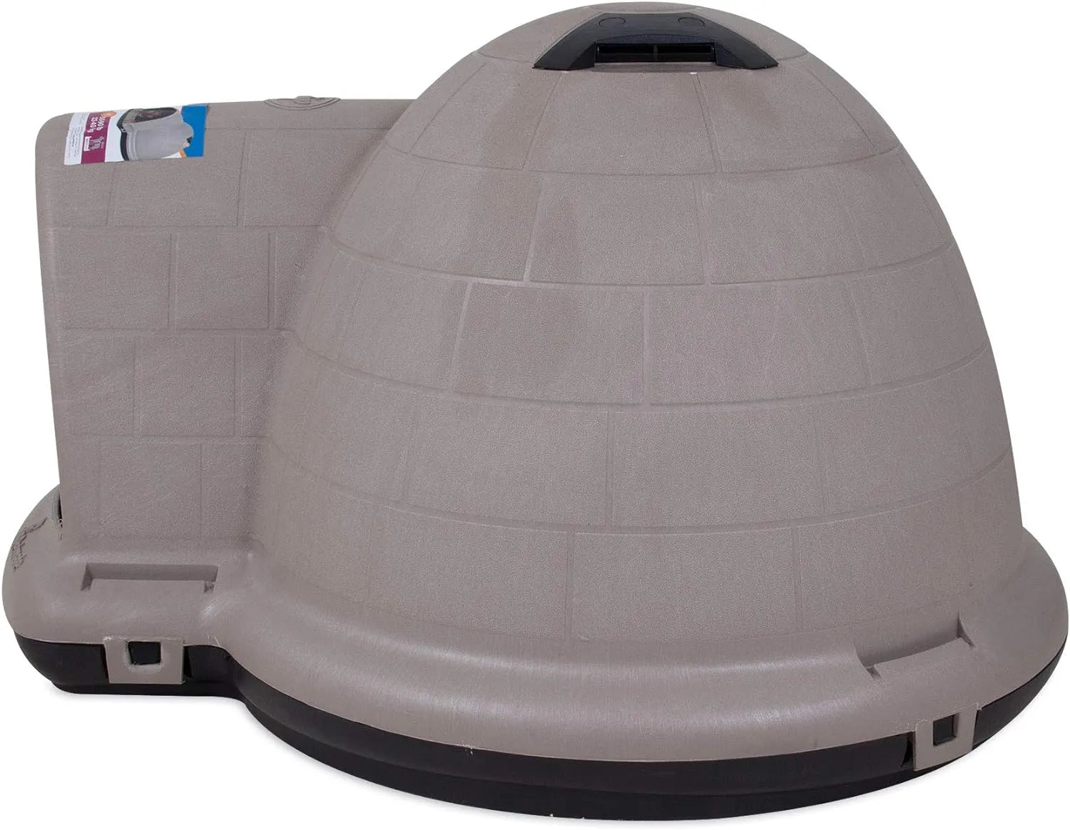 ZenVora XL Igloo Dog House for 90–125 Lb. Dogs, All-Weather Pet Shelter, Made in USA