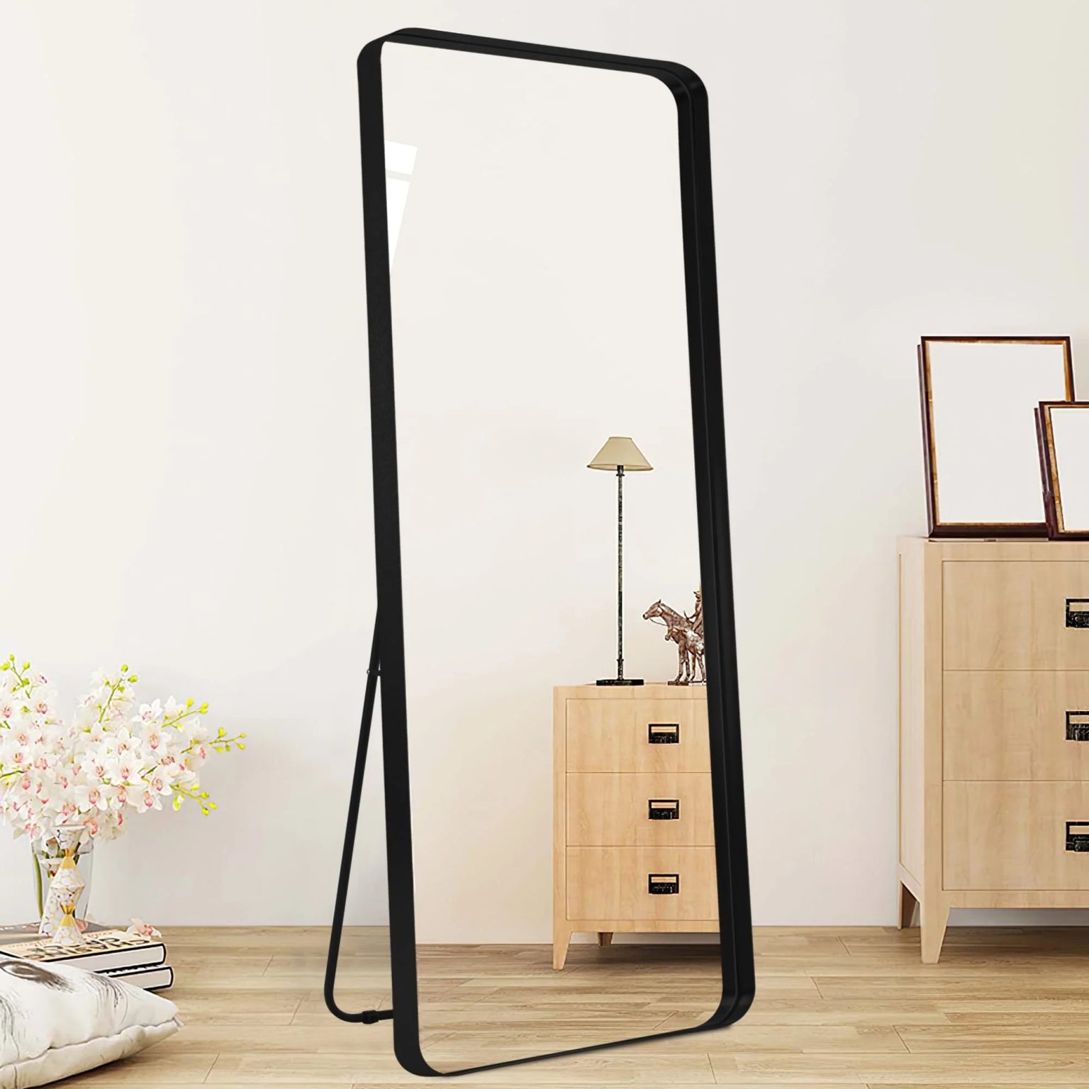 Large Full Length Wall Mounted Mirror, Full Body Dressing Mirror for Bedroom, Entryway and Home Decor