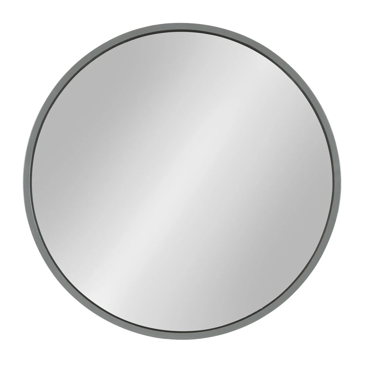 ZenVora Round Wood Accent Wall Mirror, Modern Decorative Wooden Frame Mirror for Living Room, Bedroom and Entryway