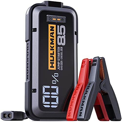 ZenVora 2,000A 20,000mAh Car Jump Starter for Up to 8.5L Gas and 6L Diesel Engines