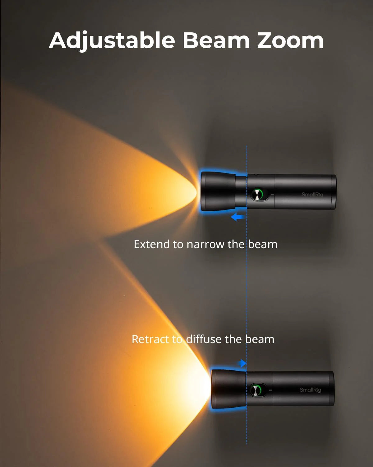 ZenVora RGB LED Photography Flashlight, 4 Color Portable Fill Light for Photography, Video and Content Creation