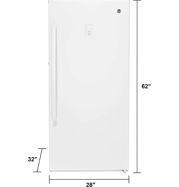 ZenVora 14.1 Cu. Ft. Frost Free Upright Freezer - Energy Star Freezer with LED Light and Electronic Temperature Control
